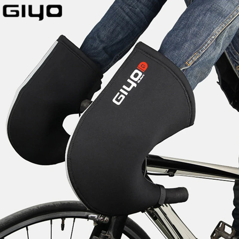 Winter Mountain Road Bicycle Bar Mitts Glove Bike Handlebar Mittens Warmer Cover Cycling Coldproof Hand Warmer Equipment - Korvel