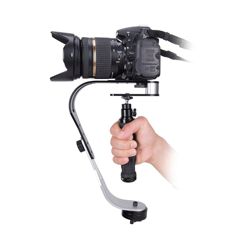 Mini handheld stabilizer Video Steadicam for Digital Camera HDSLR DSLR Camcorder DV Mobile Phone + Gloves free shipping - Korvel
