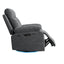 270 degree rotating electric lounge chair with Bluetooth speaker, LED light, telescopic foot pedal adjustable backrest DG - Korvel