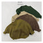 New Children Vintage Knitted Sweater Baby Girl Solid Casual Knitwear Boys Loose Versatile Pullover Kids Thicken Warm Tops - Korvel