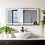 72"×36" LED Mirror Light Bathroom,anti-Fog & Dimming Led Bathroom Vanity Mirror - Korvel
