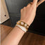 Classic Crystal Water Drop Open Bracelet