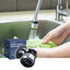 Supercharged Shower Head Home Kitchen Faucet Anti-Splash Head Universal Rotary Supercharged Stainless Steel Shower Head - Korvel