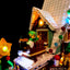 Casa Mágica de Elfo Navideño Compatible con LEGO con Luz LED