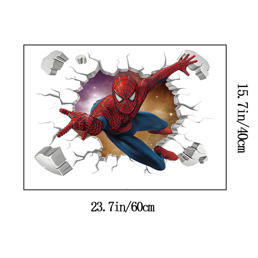 Autocollants Muraux 3D Avengers Fist - Décor PVC Créatif