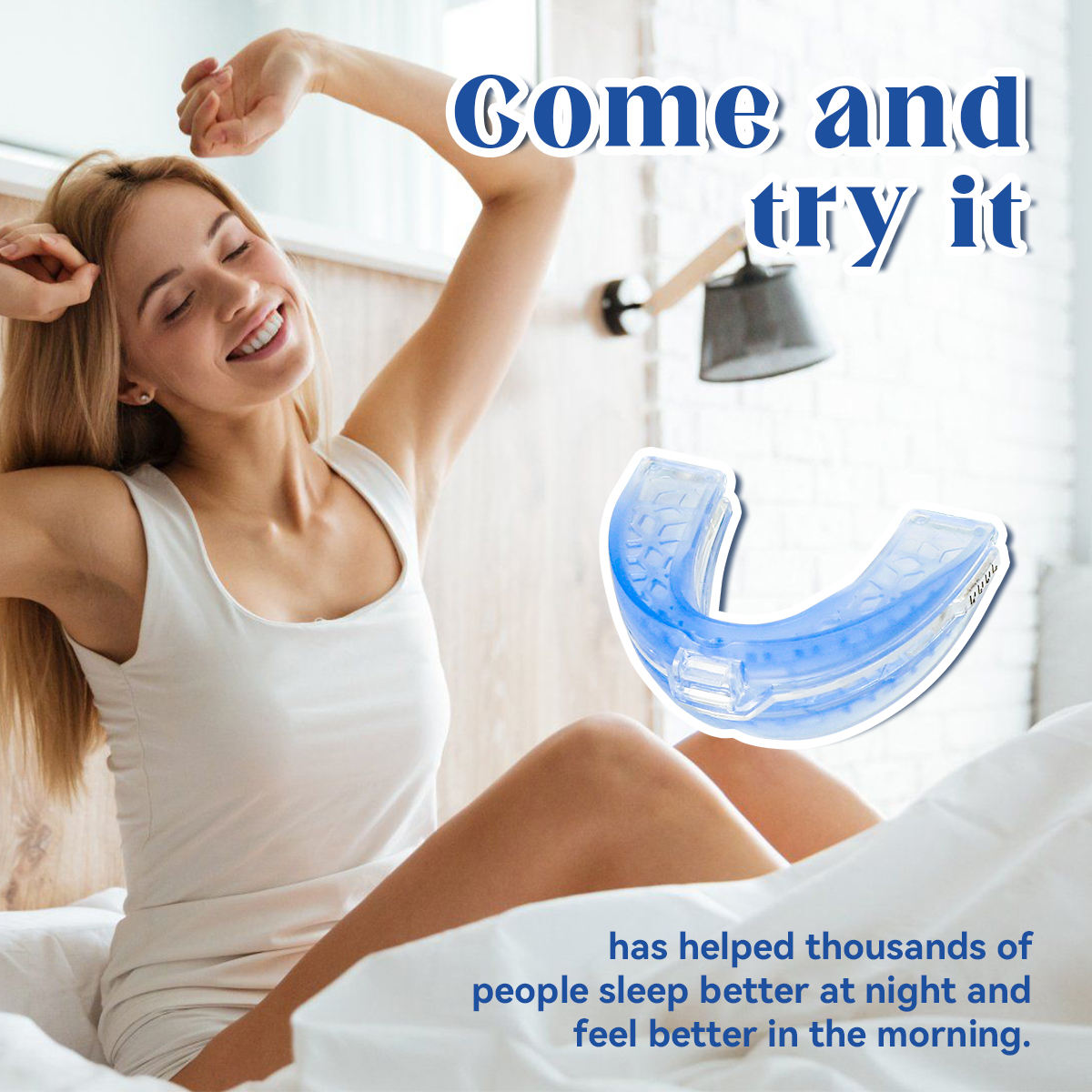 Adjustable Silicone Anti-Snoring Braces
