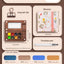 Mingke Mini Watercolor Paint Box with Notebook - 8 Colors