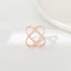 Creative Rice King Star Gold-Plated Scarf Buckle Multi-Purpose X Cross Hollow Smooth Surface Scarf Square Shawl Buckle - Korvel