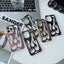 Electroplated hollow flame pattern phone case suitable for iPhone 15 Pro, simple all inclusive, Apple 14 anti drop protective cover - Korvel