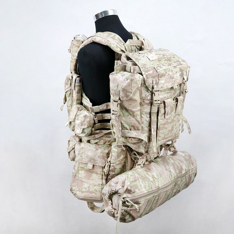 Cold War direct-purchased Russian military-issued 3rd-gen 6sh117 desert KSOR digital camo tactical vest - Korvel