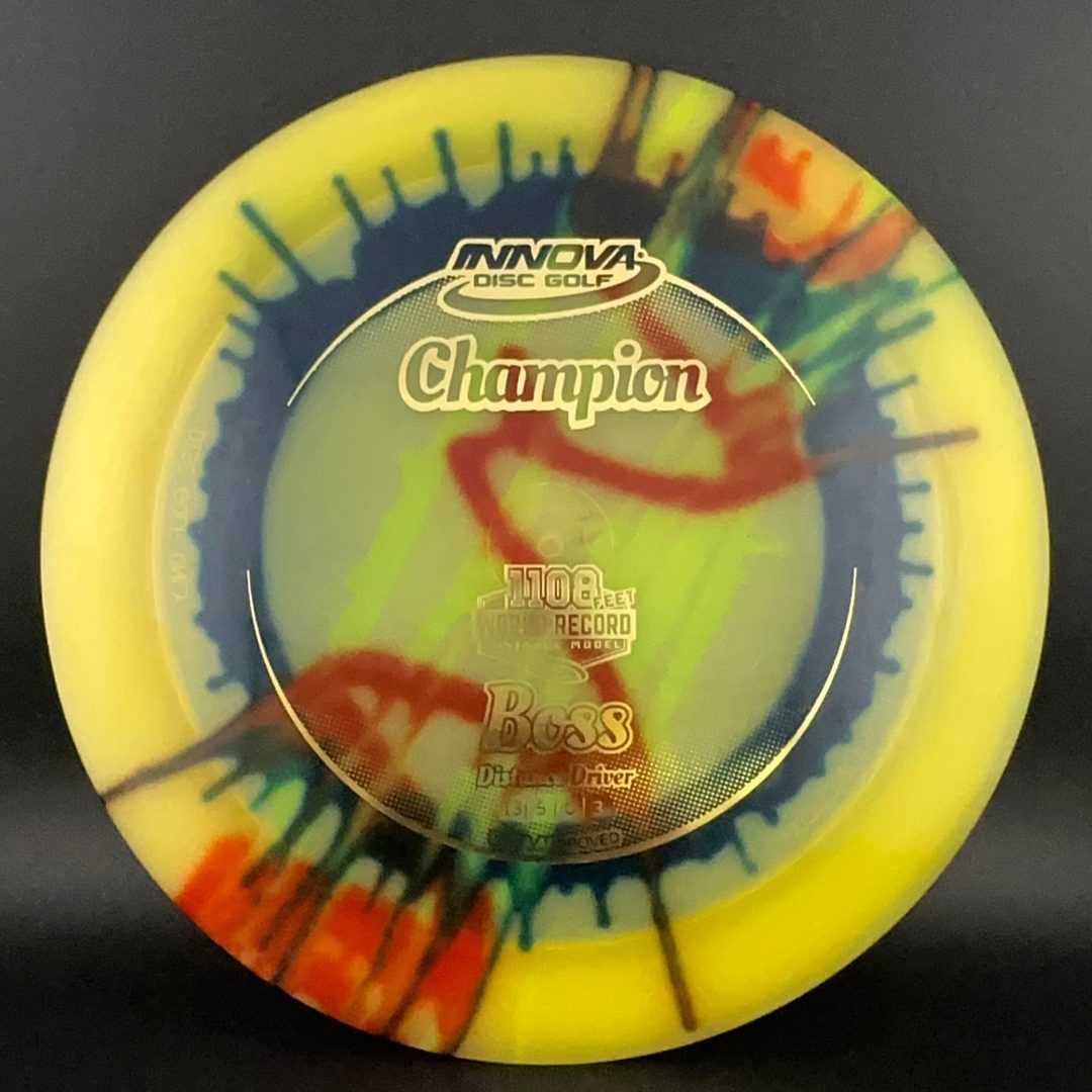 I-Dye Champion Boss - David Wiggins Jr Record Mondial Disc