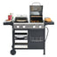 2+2 multifunctional gas barbecue grill and covered grill combination for outdoor cooking - barbecue, barbecue, pizza. - Korvel