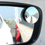 1 pair  360 Degree frameless ultrathin Wide Angle Round Convex Blind Spot mirror for parking Rear view mirror - Korvel