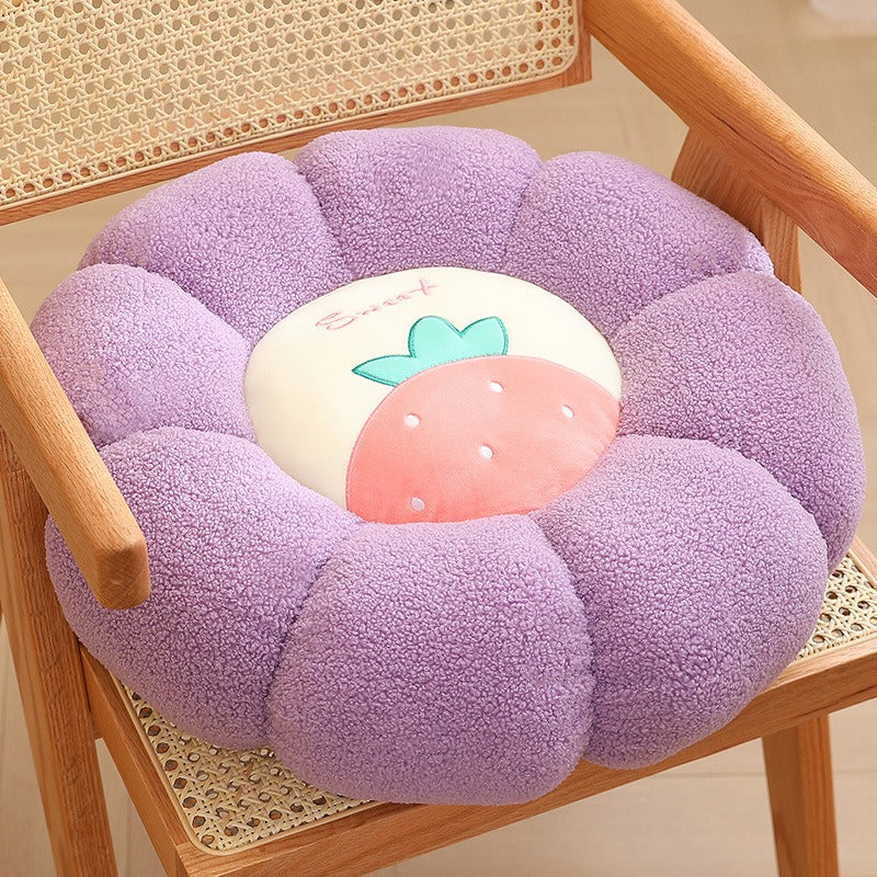 New Pumpkin Cushion Color Contrast Persimmon Ruyi Putuan Home Sofa Decoration Soft Cushion - Korvel