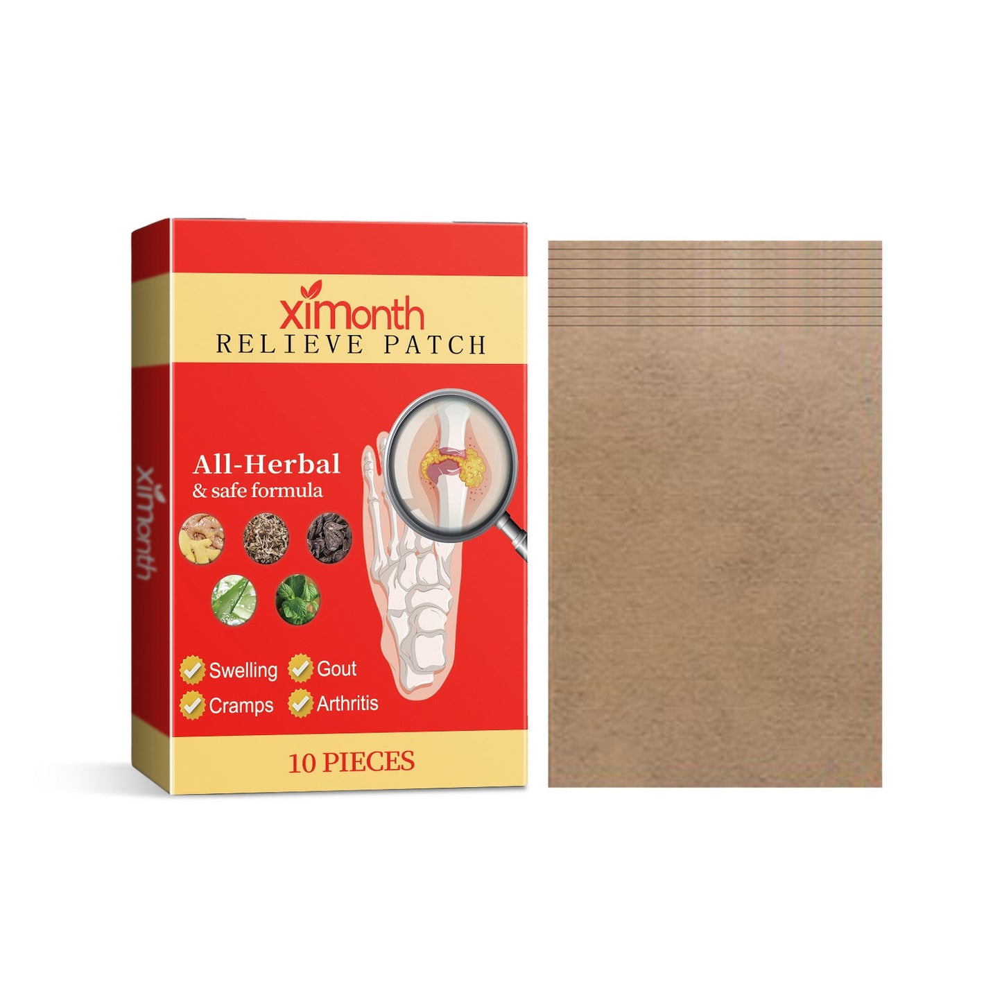 Foot Joint Relief Patch Relieves Foot Joint Muscle Ankle Muscle Pain Body Care - Korvel