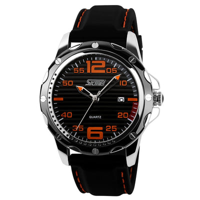 SKMEI 0992 Famous Brand  Sport Jelly Quartz Men Casual Watch Calendar Date Work For Luxury Brand Men Dress Wristwatch 30M Waterproof - Korvel