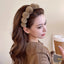 Retro Plush Hair Hoop - Women's Headband Accessory