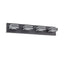 LED Modern Black Vanity Lights, 4-Lights Acrylic Matte Black Bathroom Vanity Lights Over Mirror - Korvel