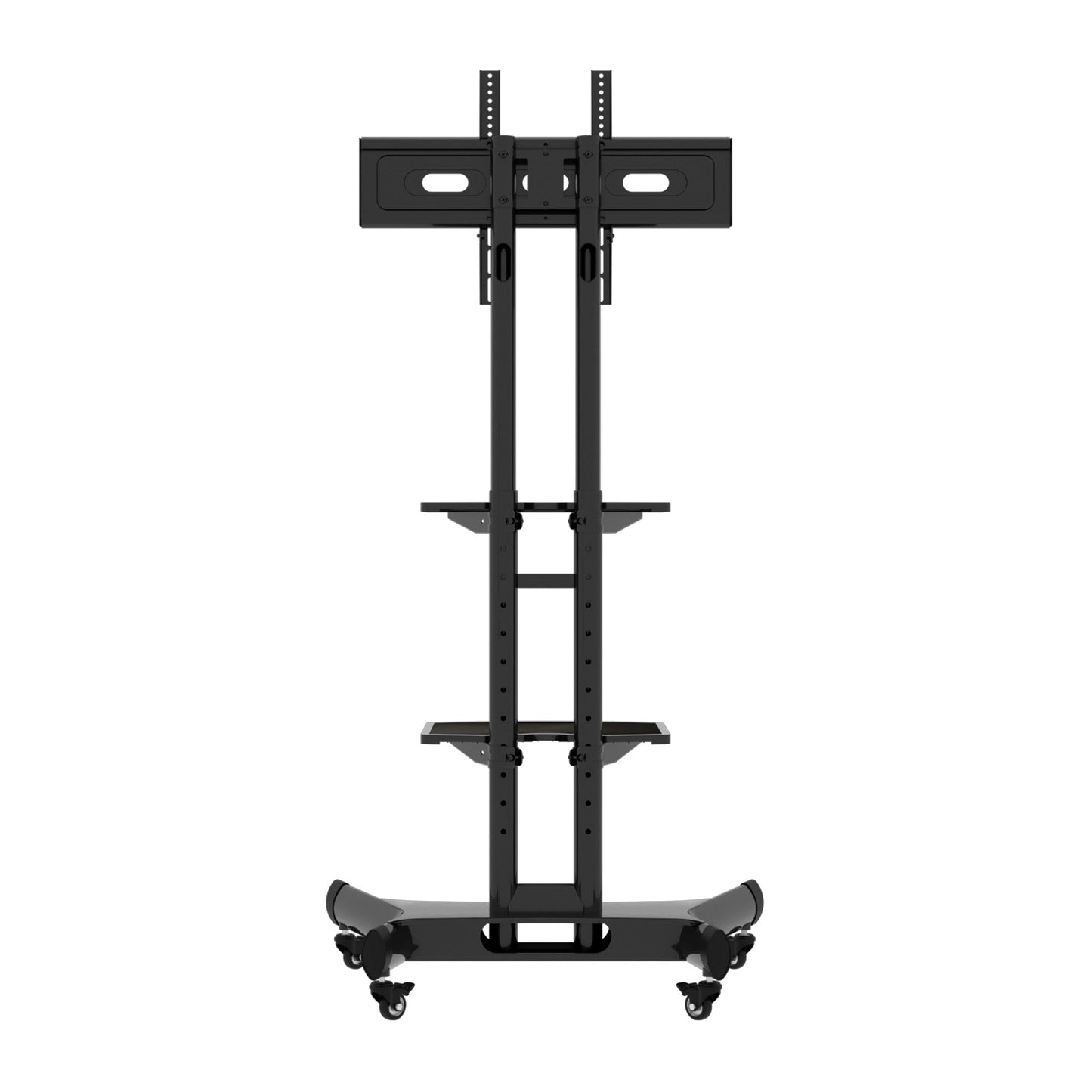 FANCO Universal Rotating TV Stand, suitable for 32-80 inch TVs, adjustable tilt height, maximum VESA 600x400mm (black) - Korvel