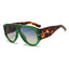 T-Shaped Large Frame Sunglasses - Personalized Women's Style