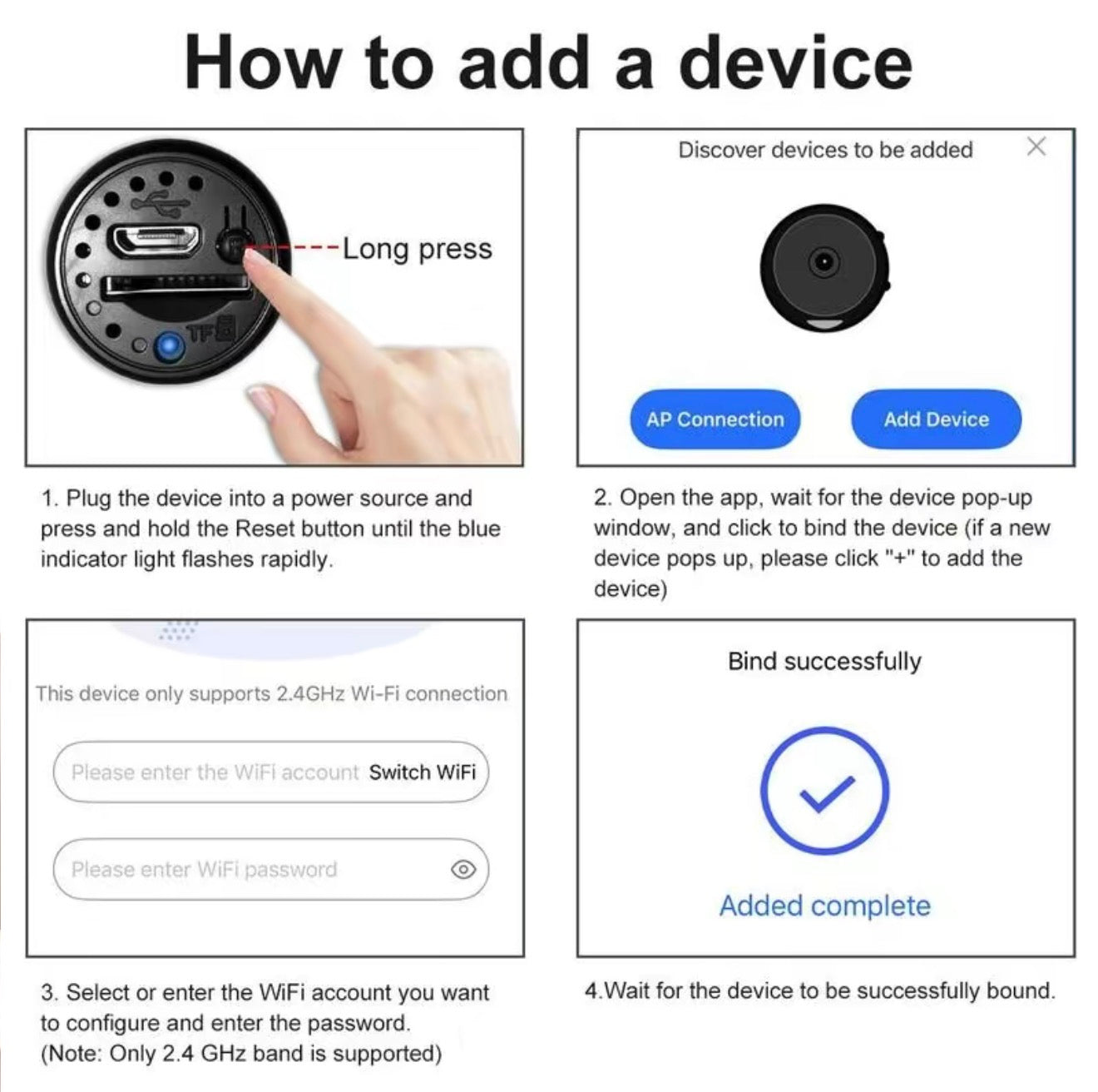 InvisiCam Mini - Caméra de sécurité sans fil compacte