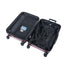 Expandable 3-Piece Luggage Set with Spinner Wheels - Red