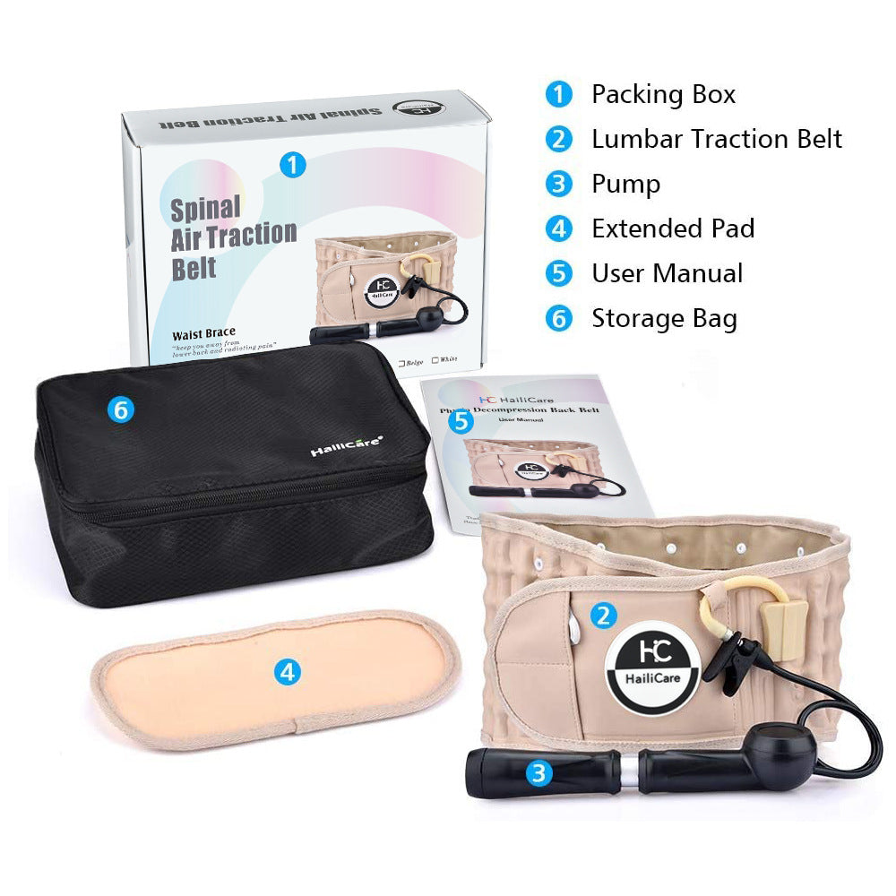 HailiCare Inflatable Belt Waist Retractor Home Waist Support Fixed Belt Health Supplies - Korvel