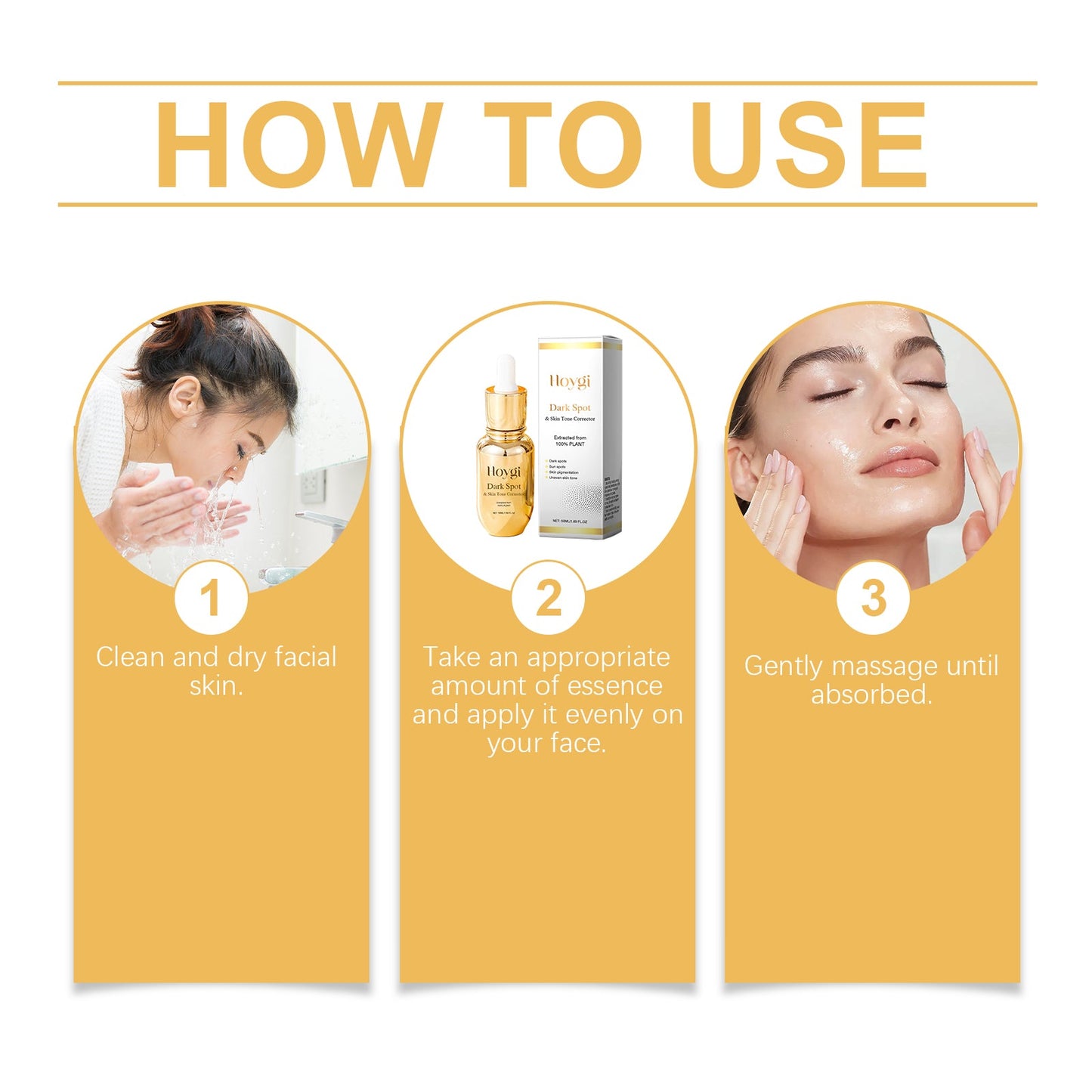 Suero Reparador Facial Premium para Iluminación e Hidratación