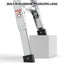 Aluminum Work Platform Large Size Step Stool Folding Portable Work Bench 40" Width Telescopic Feet 22" -27.5" Height Adjustable - Korvel