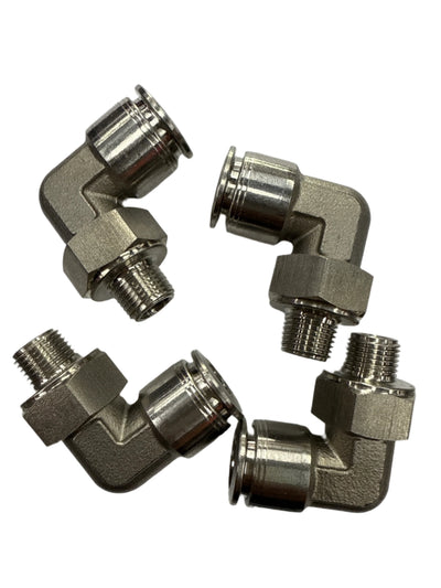 SPDZ1 1/8 NPT to 3/8 DOT 90 Degree Heavy Duty Fitting Kit