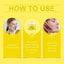 Pad de limpieza y exfoliación facial de cúrcuma