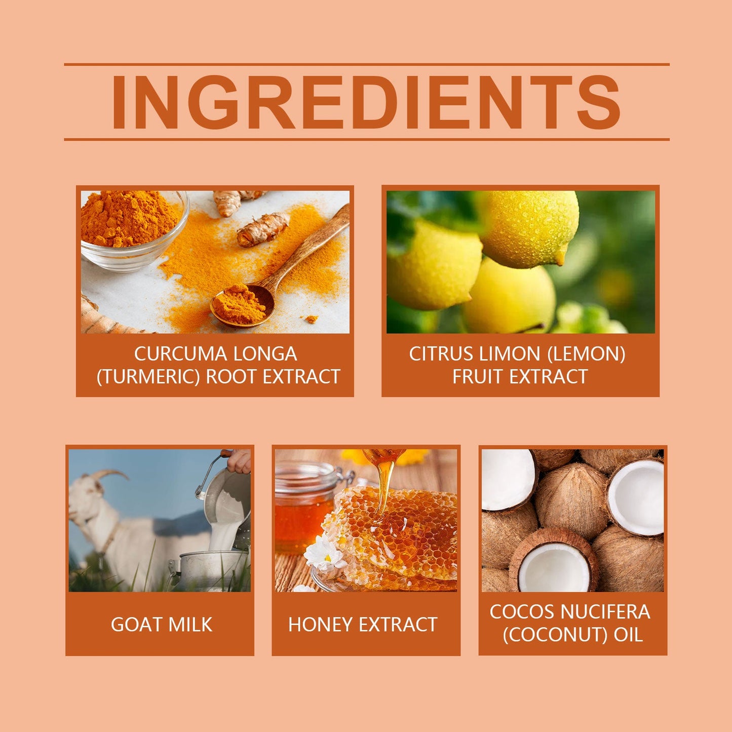 Savon Bar au Curcuma et Citron pour un Nettoyage Doux et une Hydratation