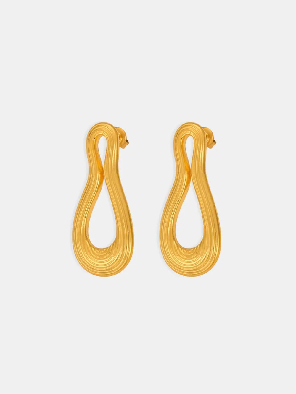 Titanium Steel Geometric Shape Earrings - Korvel