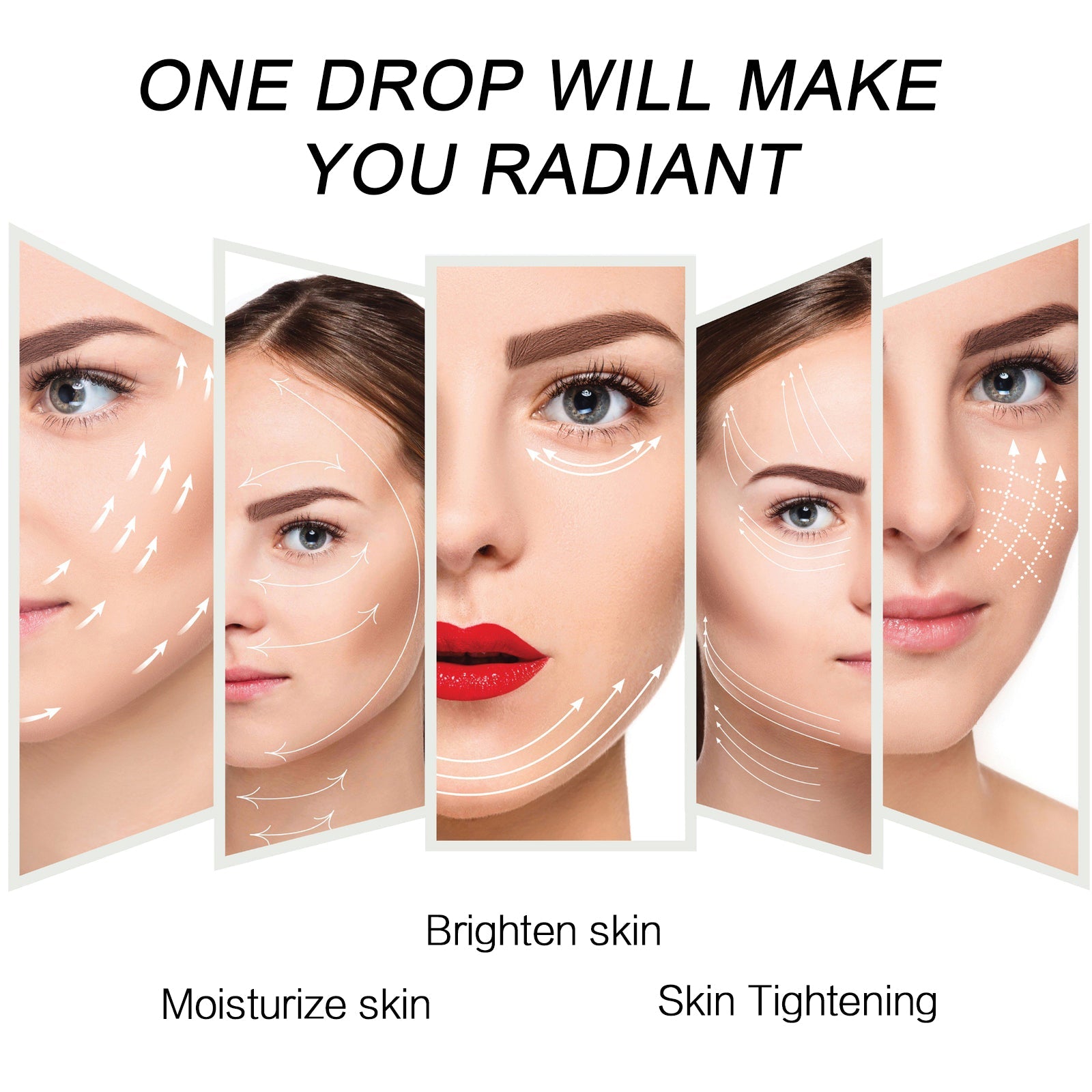 Vitamin C Face Serum, Anti-Aging Fade Facial Spots Wrinkles Brightening Skin - Korvel