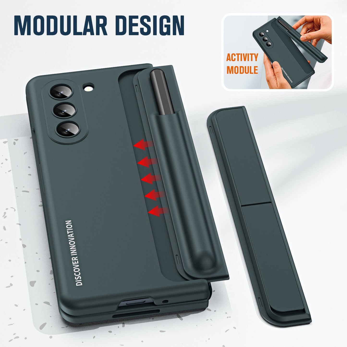 Coque Premium Samsung Z Fold 6 avec emplacement pour stylo - Protection tout-en-un