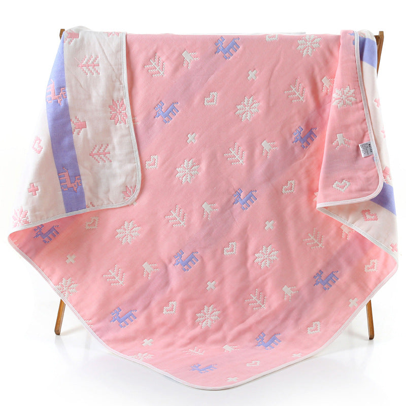 Manta de Recepción Premium 100% Algodón - 110x110cm