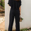 Off-Shoulder Wide Leg Jumpsuit - Korvel
