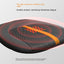 Shoulder Neck Lumbar Massage Cushion Home Cervical Back Walking Massager Waist Kneading Vibration Massage Pad - Korvel