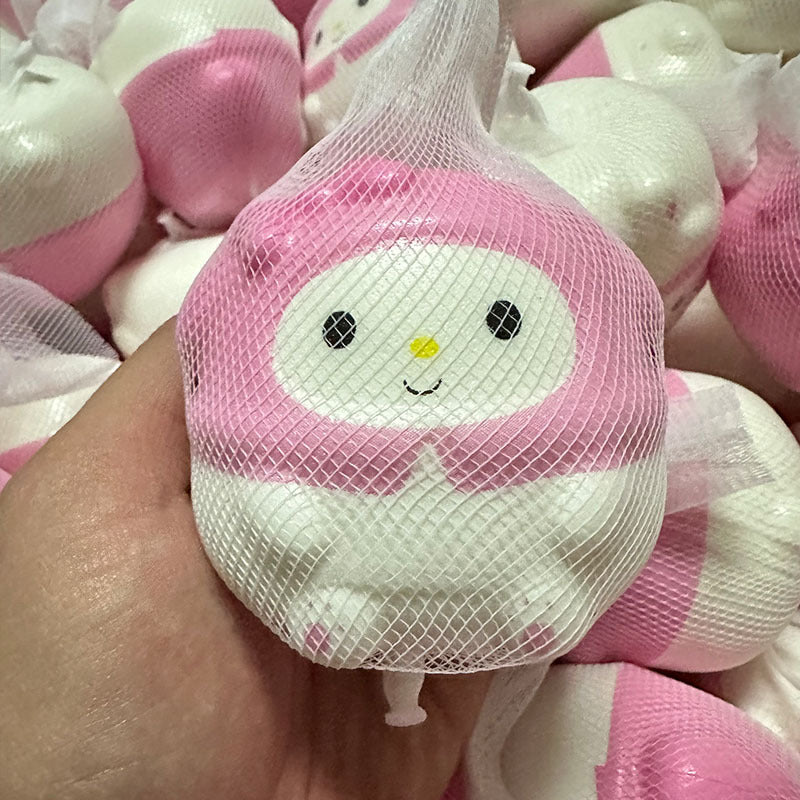 Netbag Egg Boy Party Pinch Music Stress Relief Toy Slow Rebound Ventilatory Artifact Cartoon Stress Relief Student Small Gift Item - Korvel