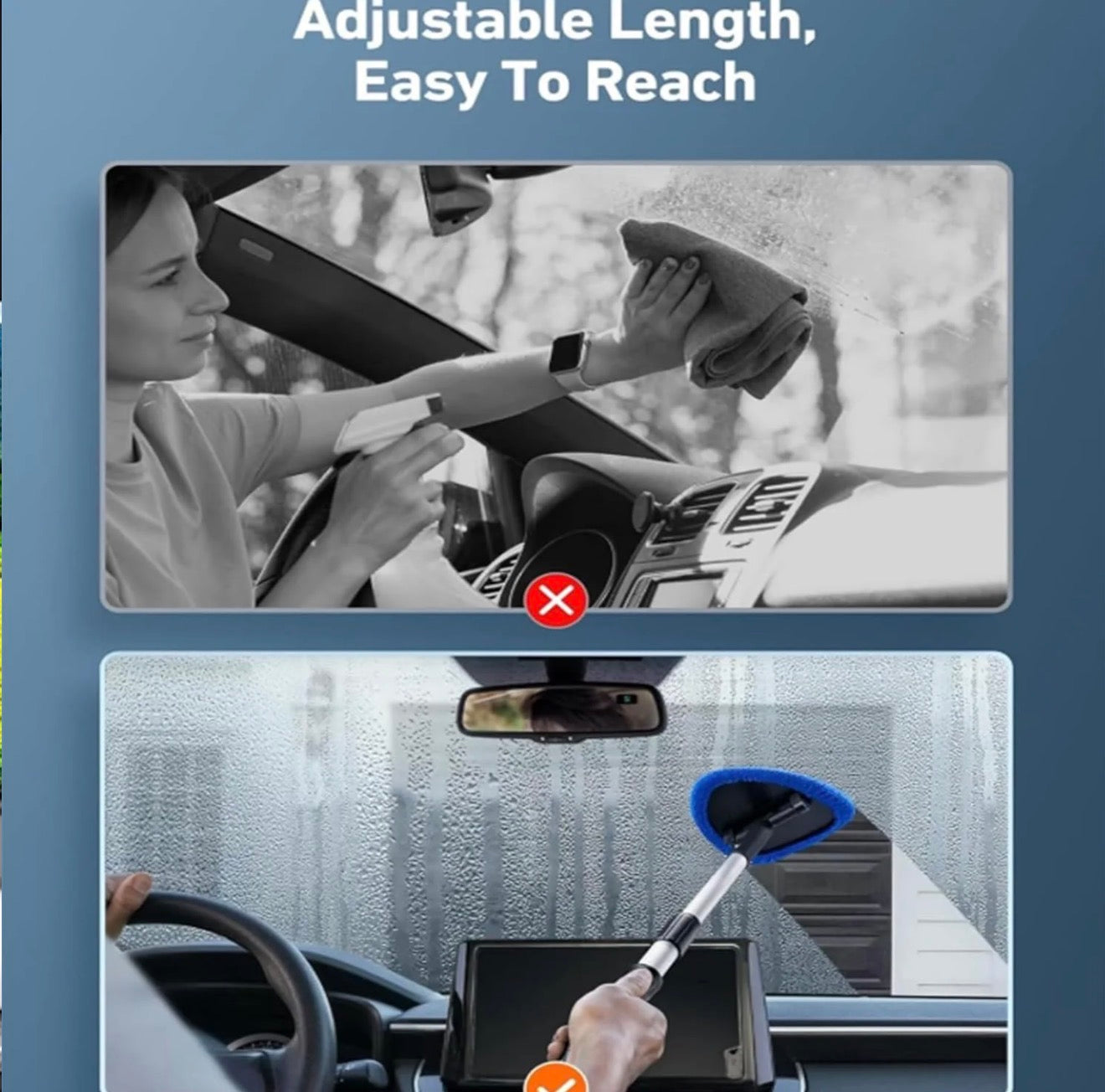 ClearReach Windshield Cleaner - Korvel
