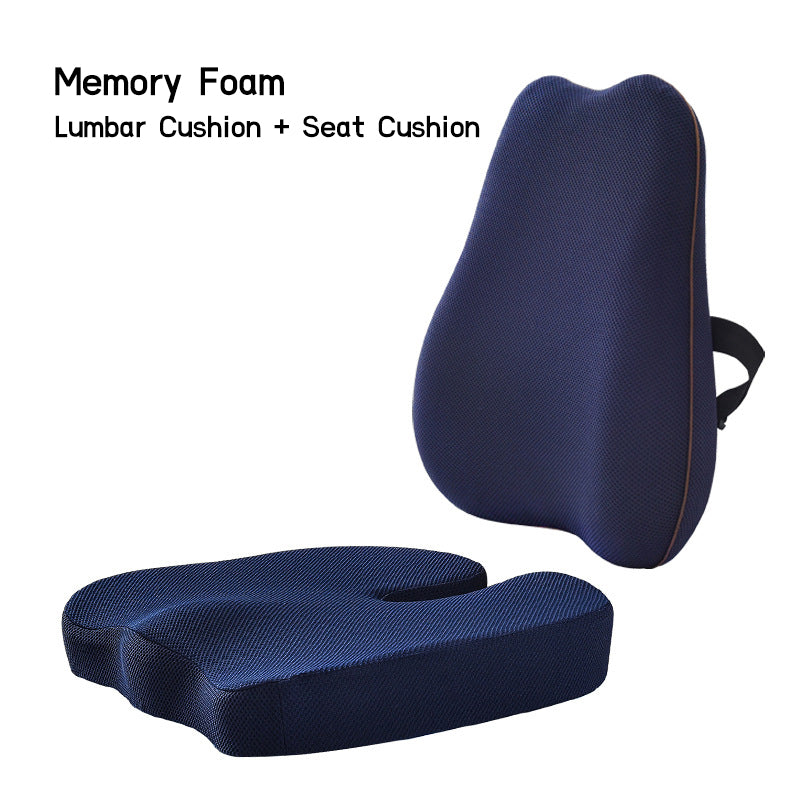 Ensemble de coussins de soutien lombaire en mousse à mémoire de forme premium