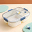 Fashion cartoon cute four-grid microwaveable lunch box bento box lunch box - Korvel