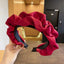 Women's wide brimmed hair accessories with high cranial crest and large intestine folds and hair bands - Korvel