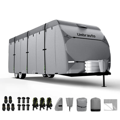 Umbrauto 7-Layer Waterproof RV Cover for Travel Trailers