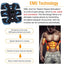 EMS Muscle Stimulator with LED Display USB Rechargeable Abdominal Belt Work Out Power Fitness Abdominal Men Women - Korvel