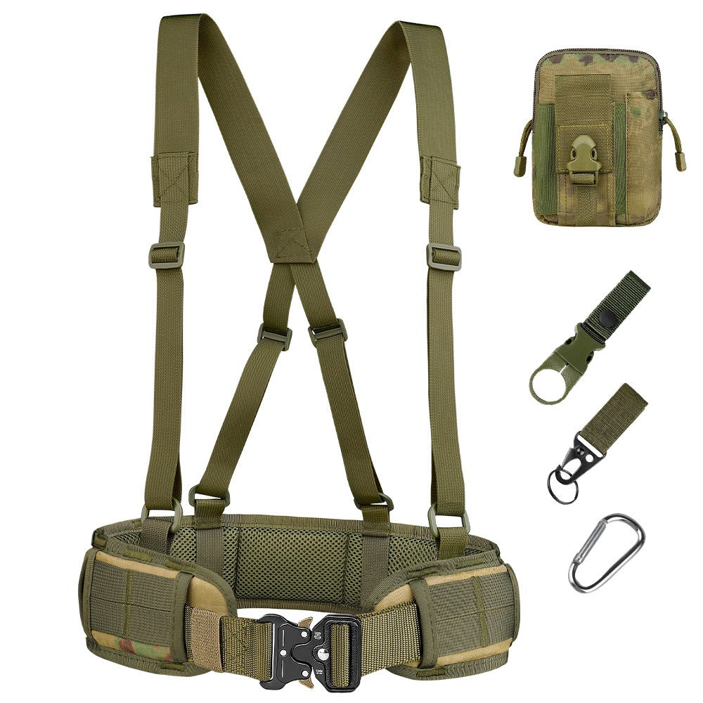 Multi Functional Quick Disassembly Tactical Belt Waist Cover Outdoor Training Cobra Belt Nylon Waist Belt Suit - Korvel