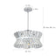 Modern Crystal Chandelier for Living-Room Round  Cristal Lamp Luxury Home Decor Light Fixture - Korvel