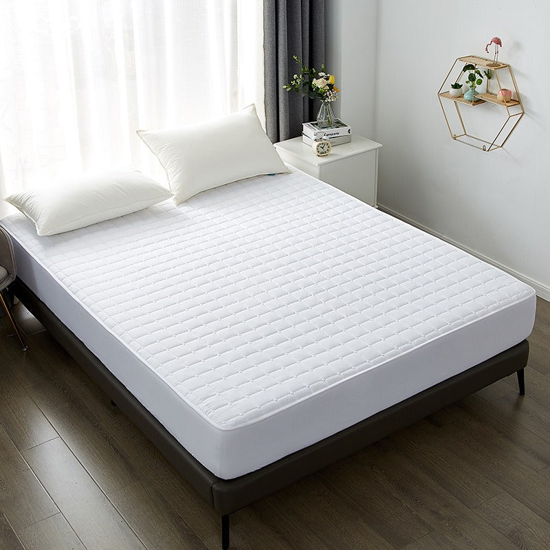 Waterproof Bed Linen with Elastic Bands Fitted Sheet Home Winter Solid Color Mattress Cover - Korvel