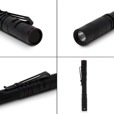 Mini LED flashlight Pen light Portable Torch 1 Switch Mode led flashlight For the dentist and for Camping Hiking Out - Korvel