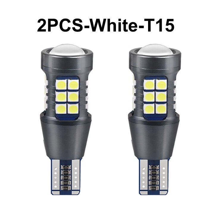 NLpearl Super Bright T15 LED Signal Lamp Bulbs - 2 Pack